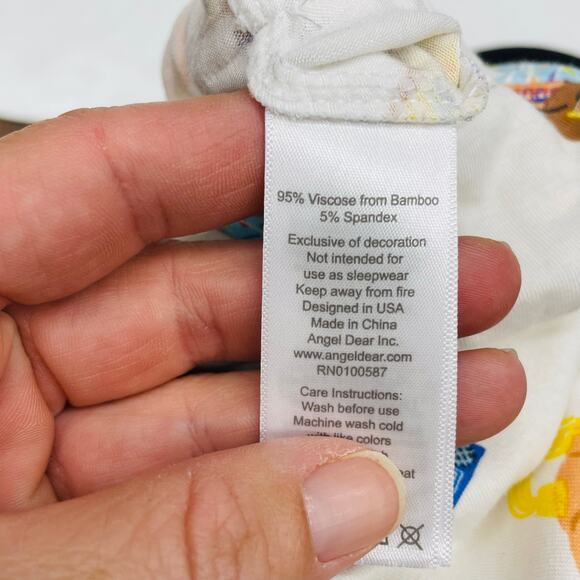 NWT Angel Dear 0/3M 80s Donuts Skirted Bodysuit - Picture 5 of 5